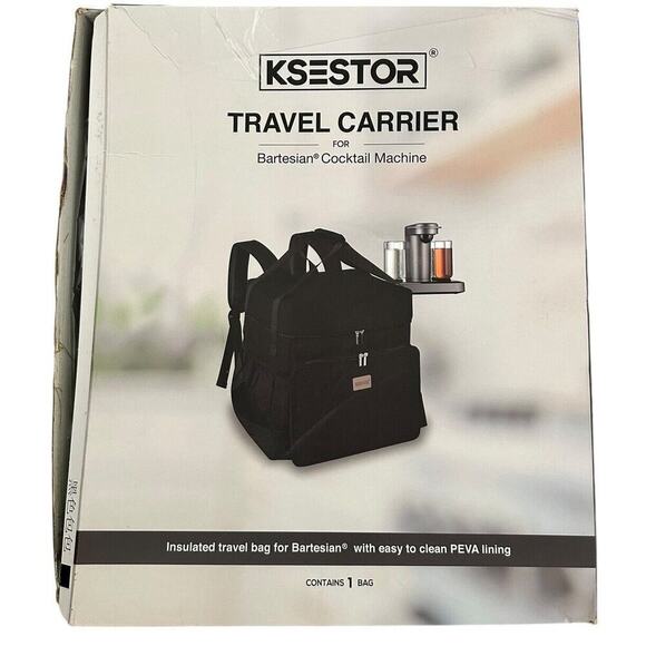 Premium Carrying Case for Bartesian Cocktail Machine Insulated Travel Carrier - Picture 1 of 6